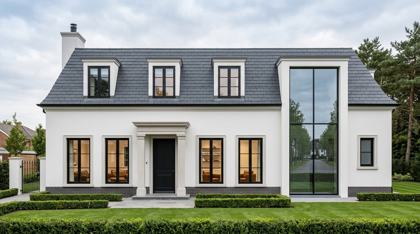 Premium woning met ramen en deuren door Correct-Project